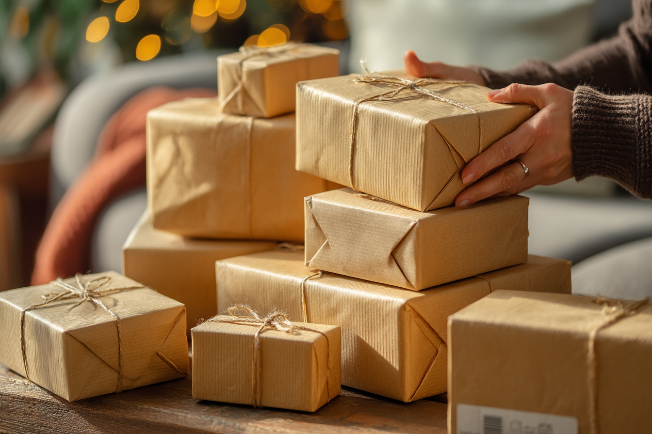 Entrepreneur working on dropshipping business